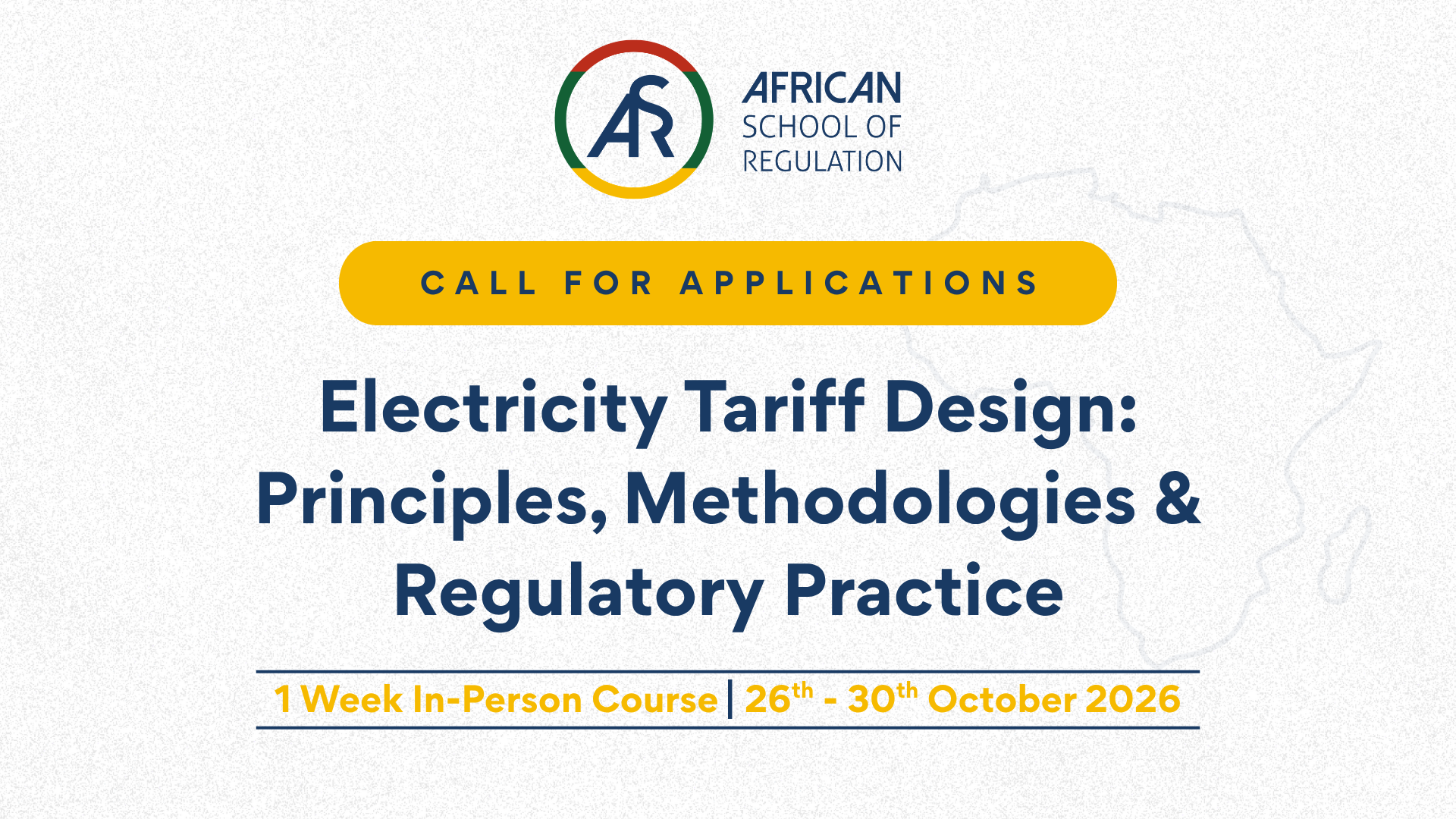 Electricity Tariff Design: Principles, Methodologies & Regulatory Practice