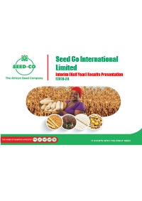Seed Co: HY2019 Presentation