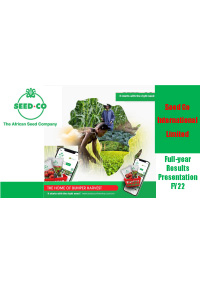 SCIL: FY2022 Presentation
