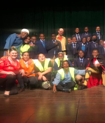 Form 3 and Form 4 Literature trip to Reps Theatre.